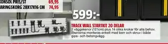Bauhaus Track wall startkit 20 delar erbjuda