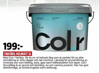 Bauhaus Takfärg helmatt 3l erbjuda