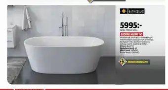 Bauhaus Badkar miami 150 erbjuda