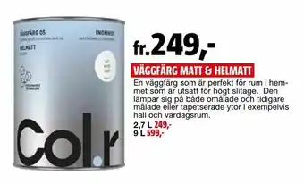 Bauhaus Väggfärg matt & helmatt erbjuda