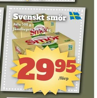 Bonum Matmarknad Svenskt smör erbjuda