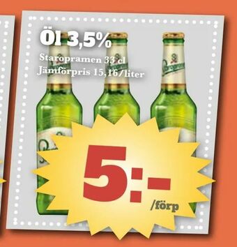 Bonum Matmarknad Öl 3,5% erbjuda