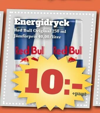 Bonum Matmarknad Energidryck erbjuda