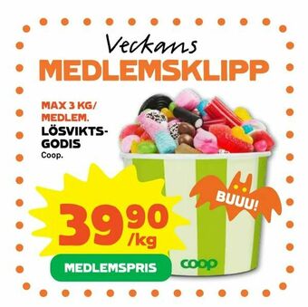Coop Forum Lösvikts- godis erbjuda