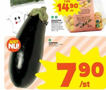Coop Extra Aubergine erbjuda