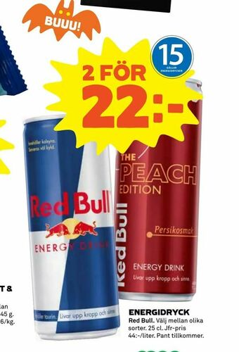 Coop Extra Energidryck erbjuda