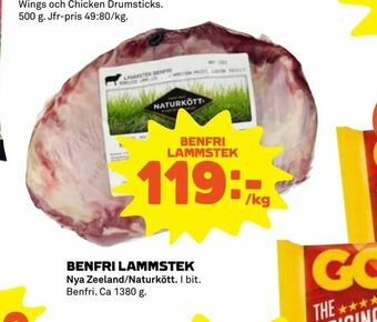 Coop Extra Benfri lammstek erbjuda