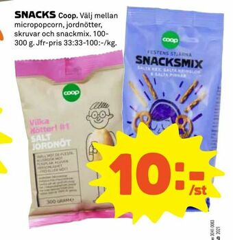 Coop Extra Snacks erbjuda