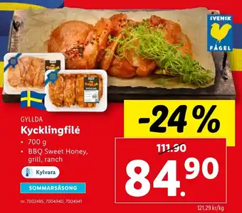 Lidl Kycklingfilé erbjuda