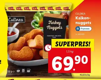 Lidl Kalkon- nuggets erbjuda