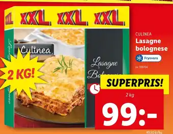 Lidl Lasagne bolognese erbjuda