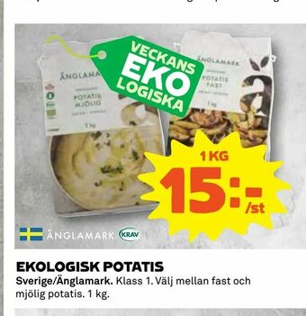 Coop Daglivs Ekologisk potatis erbjuda