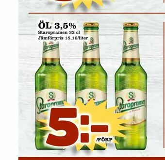 Din Mat Öl 3,5% erbjuda