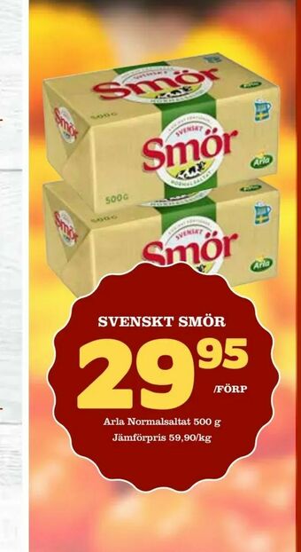 Din Mat Svenskt smör erbjuda