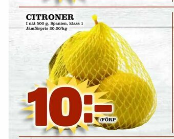 Din Mat Citroner erbjuda