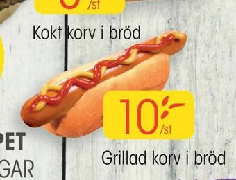 EKO Grillad korv i bröd erbjuda