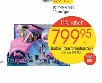 EKO Barbie Transformation Suv erbjuda