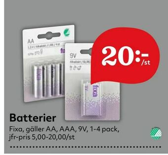 Hemköp Batterier erbjuda
