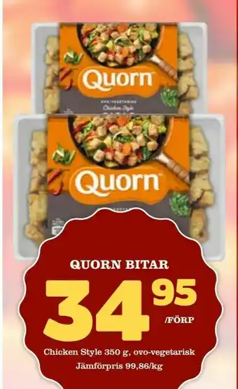 Matboden Ektorp Quorn bitar erbjuda