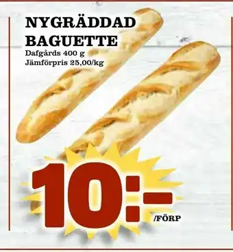 Matboden Ektorp Nygräddad baguette erbjuda