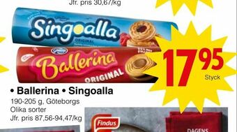 Matöppet Ballerina • Singoalla erbjuda