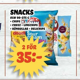Nelins snacks erbjuda