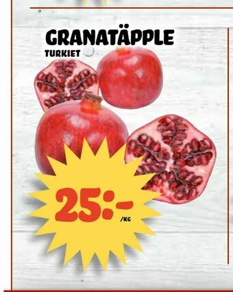 Nelins Granatäpple erbjuda