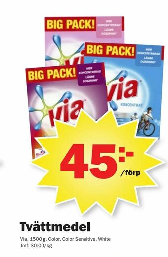 Pekås Tvättmedel erbjuda