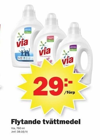 Pekås Flytande tvättmedel erbjuda