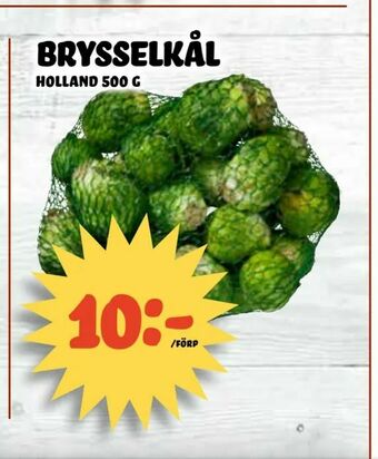 Nelins Brysselkål erbjuda