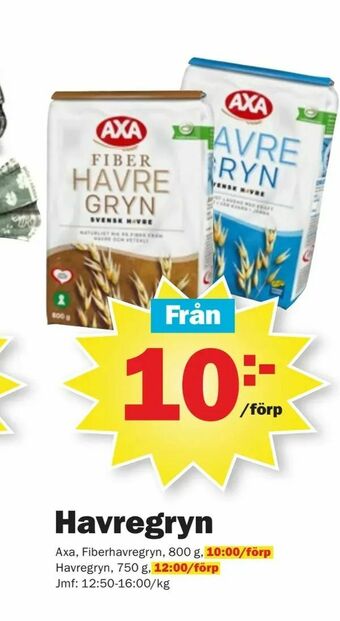 Pekås Havregryn erbjuda