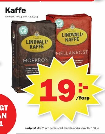 Pekås Kaffe erbjuda