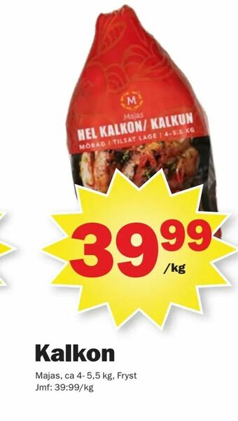 Pekås Kalkon erbjuda