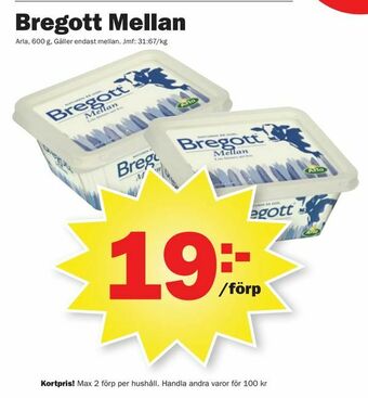 Pekås Bregott Mellan erbjuda