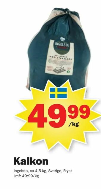 Pekås Kalkon erbjuda