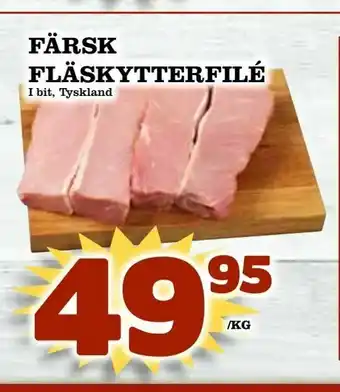Färsk fläskytterfilé