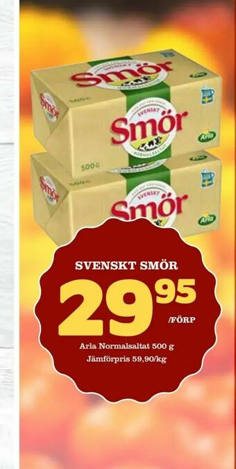 Prisma Mat Svenskt smör erbjuda