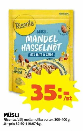 Stora Coop Müsli erbjuda
