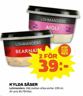 Stora Coop Kylda såser erbjuda