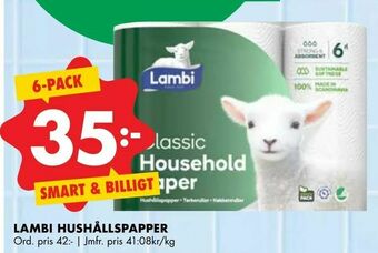 ÖoB Lambi hushållspapper erbjuda