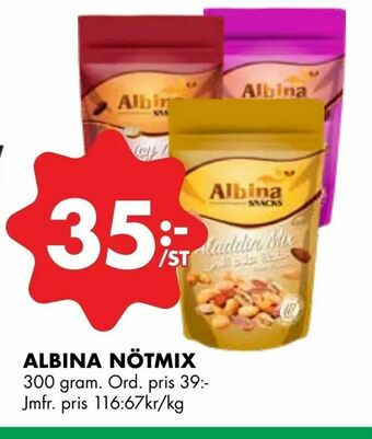 ÖoB Albina nötmix erbjuda