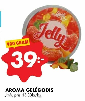 ÖoB Aroma gelégodis erbjuda