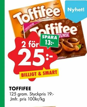 ÖoB Toffifee erbjuda