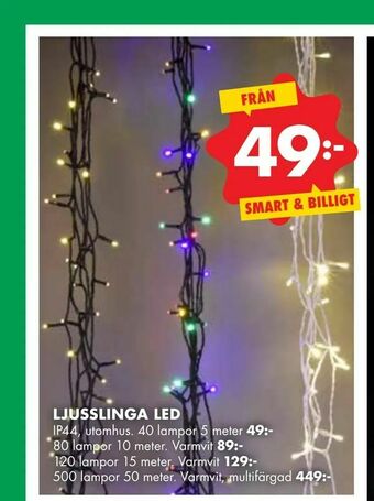 ÖoB Ljusslinga led erbjuda