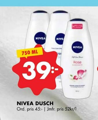 ÖoB Nivea dusch erbjuda