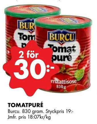 ÖoB Tomatpuré erbjuda