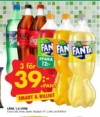 ÖoB Läsk 1,5 liter erbjuda