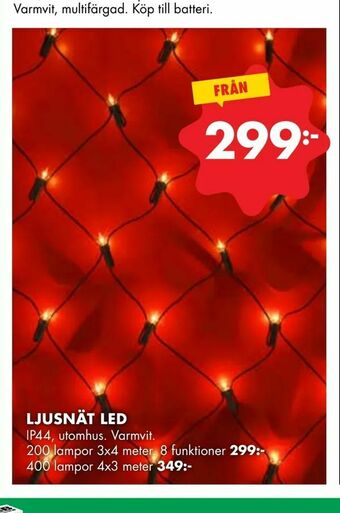Ljusnät led