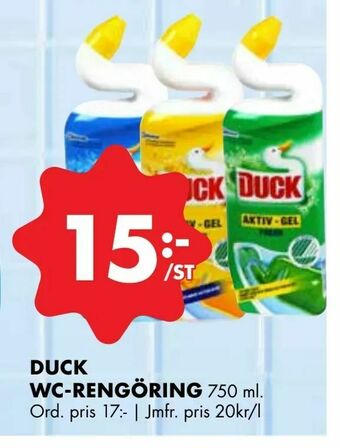ÖoB Duck wc-rengöring erbjuda