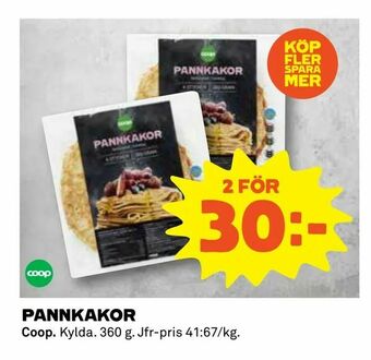 Coop Pannkakor erbjuda